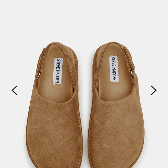 Steve Madden Mellow Cognac Suede Platform Mules Size 10 - Picture 5 of 9